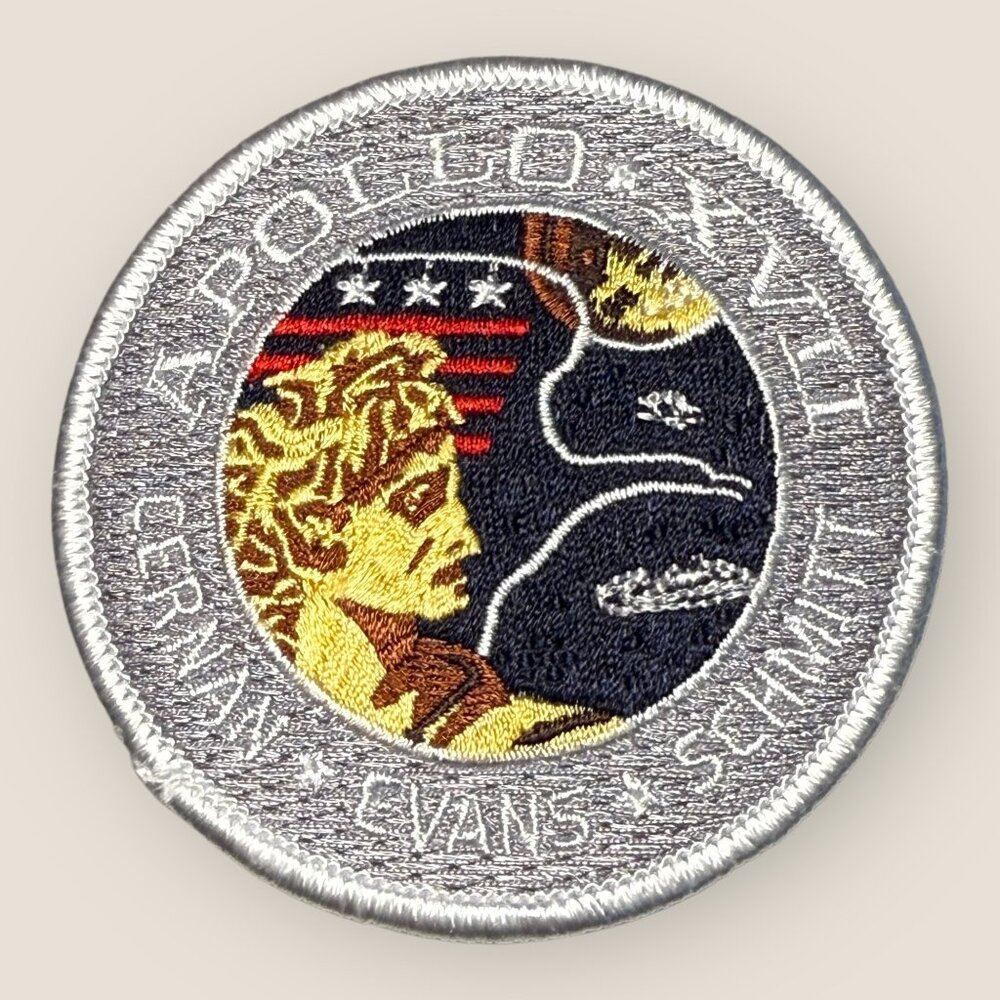 Apollo XVII Cernan Evans Schmitt Space Mission Embroidered Patch Collectible
